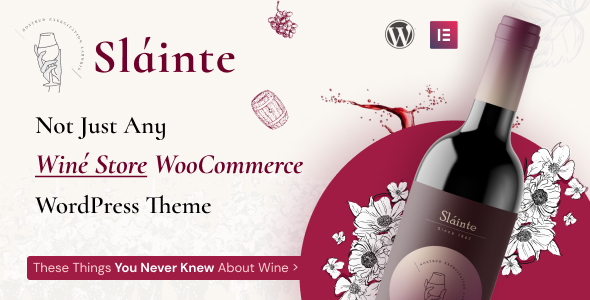 Wine store WooCommerce WordPress Theme | Slainte | Iqonic Design
