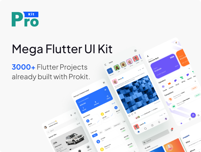 Biggest Flutter UI Kit with Working App ChatGPT | Prokit | Iqonic Design